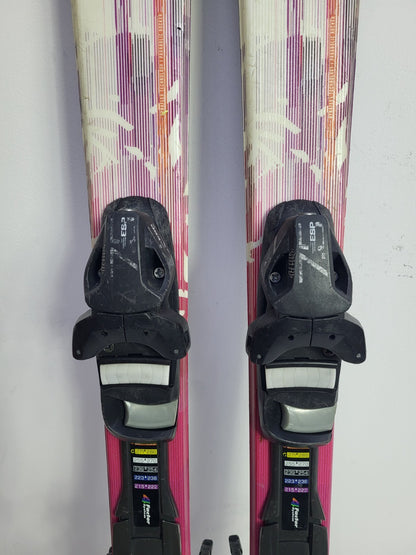 Sci Elan Snow White 146 cm + attacchi Elan ESP7.5 Divertimento invernale