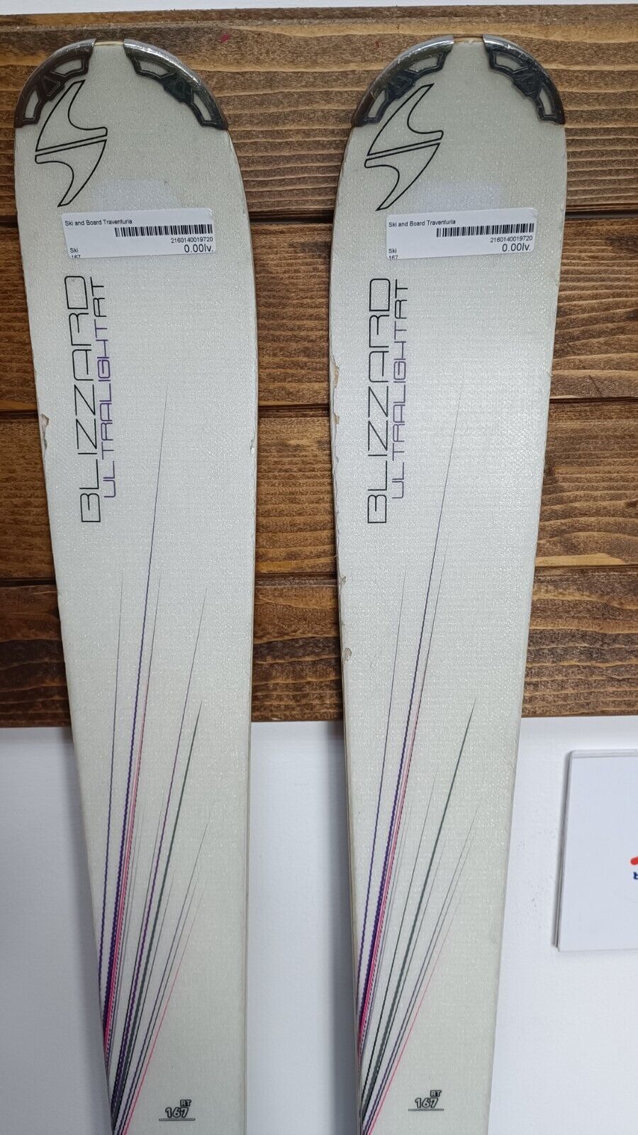Ski Blizzard Ultralight RT 167 cm + fixations Elan ESP 10 Plaisir et sport hivernaux