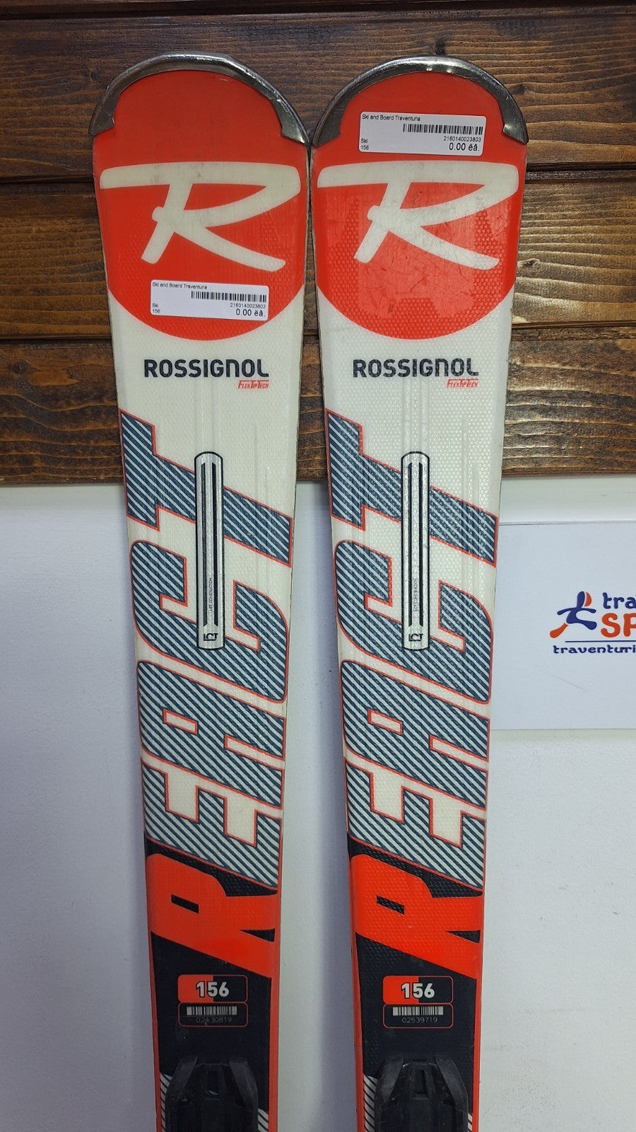 Rossignol REACT GT Carbon 156cm Ski + LOOK 10 Bindings Winter Adventure