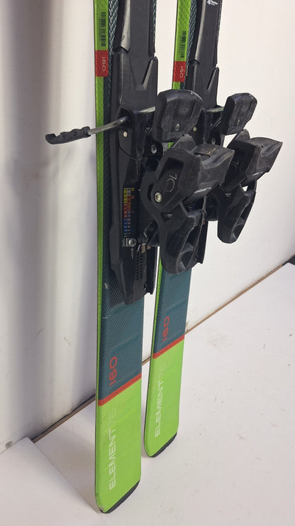 Elan Element 76 160  Ski + Elan ESP 10 Bindings Winter Sport Fun