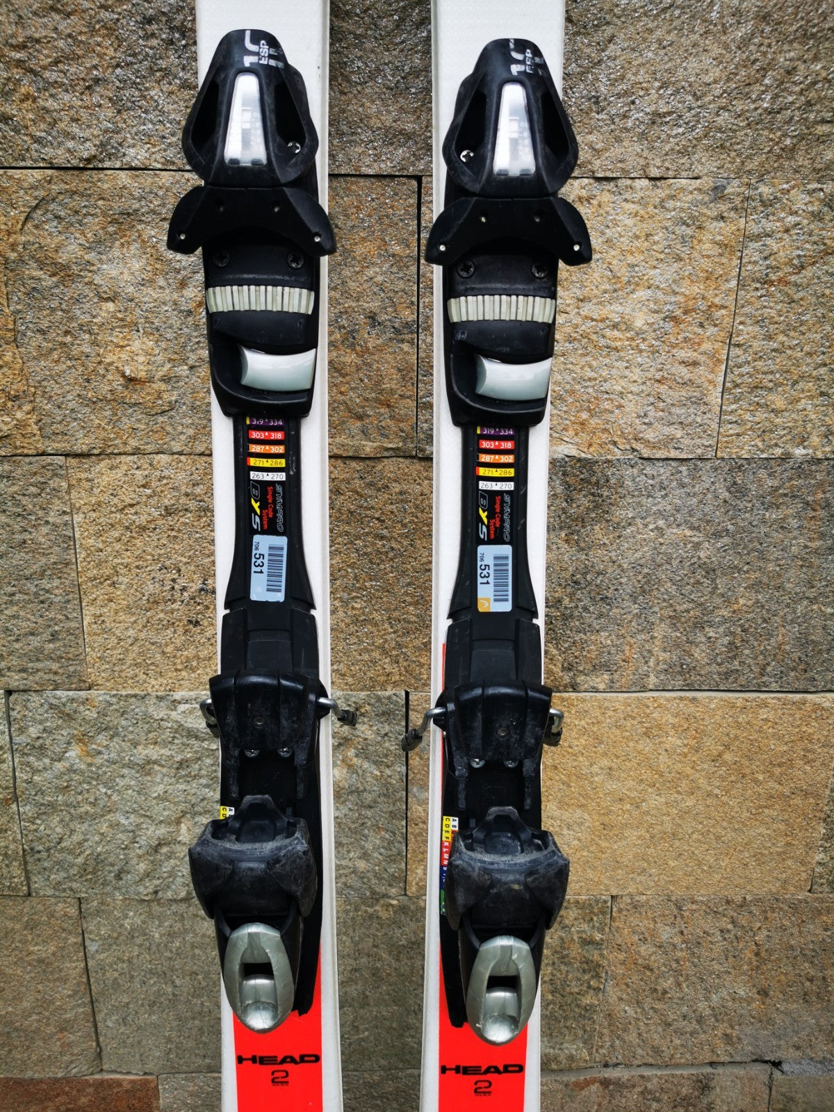 HEAD The Link R 170cm  Ski + Elan ESP 10 Bindings Adventure Winter Sport