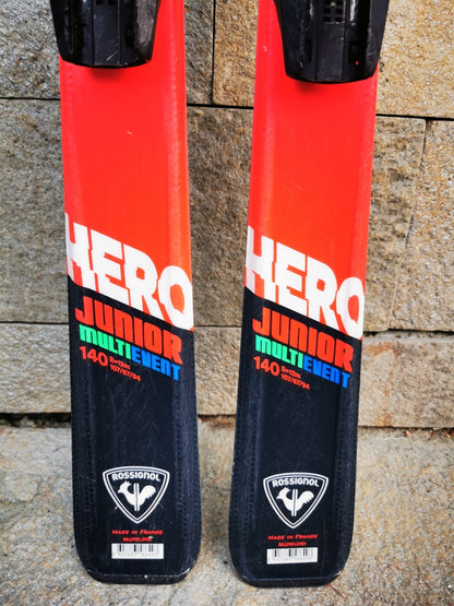 Rossignol HERO J MultiEvent  140cm  Ski + Elan ESP 7.5 Bindings  Winter Sport