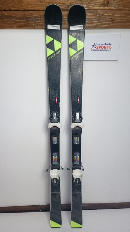 Fischer RC4 GS FIS 145 cm Ski + Fischer 9 Bindungen Wintersport Abfahrtsspaß