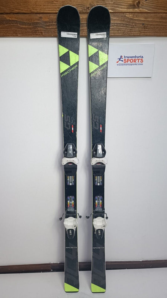 Fischer RC4 GS FIS 145 cm Ski + Fischer 9 Bindungen Wintersport Abfahrtsspaß