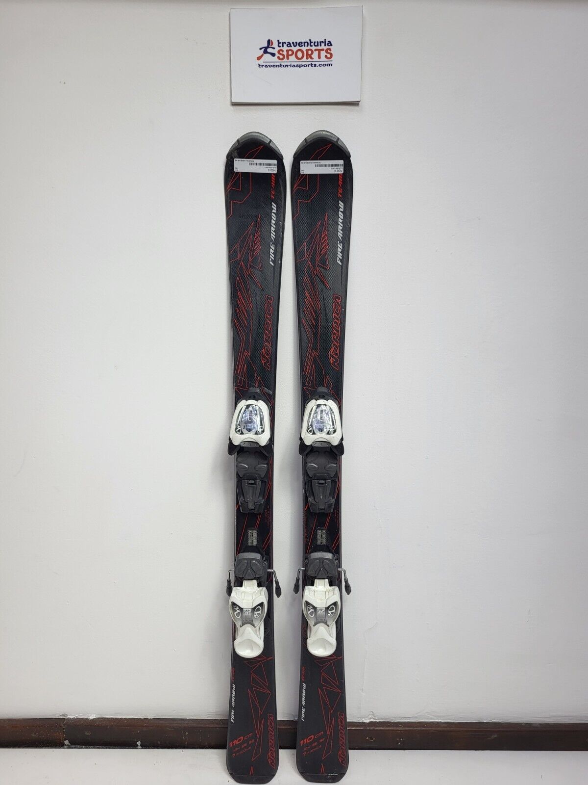 Sci Nordica Fire Arrow 110 cm + attacchi Marker 4.5 Winter Adventure Winter