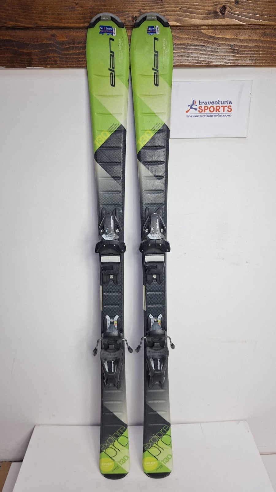 Elan Explore Pro 130 Ski + Elan 7.5 Bindings Winter Sport Fun
