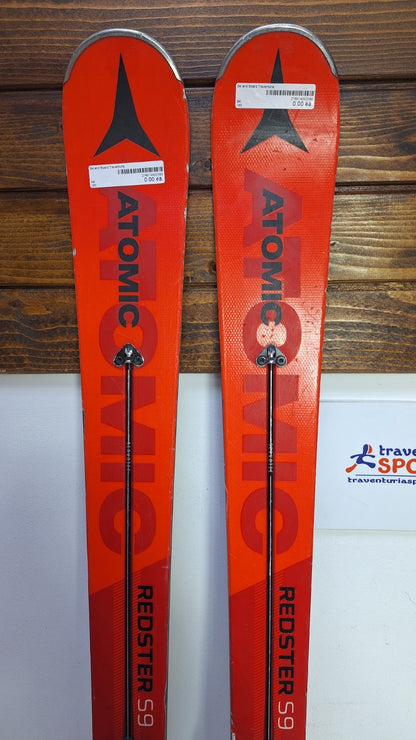 Atomic Redster S9 165 cm Skis + Atomic 14 Bindings Winter Fun Snow