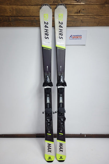 Ski Salomon 24 HRS MAX 154 cm + fixations Salomon 12 Sports d’hiver Aventure