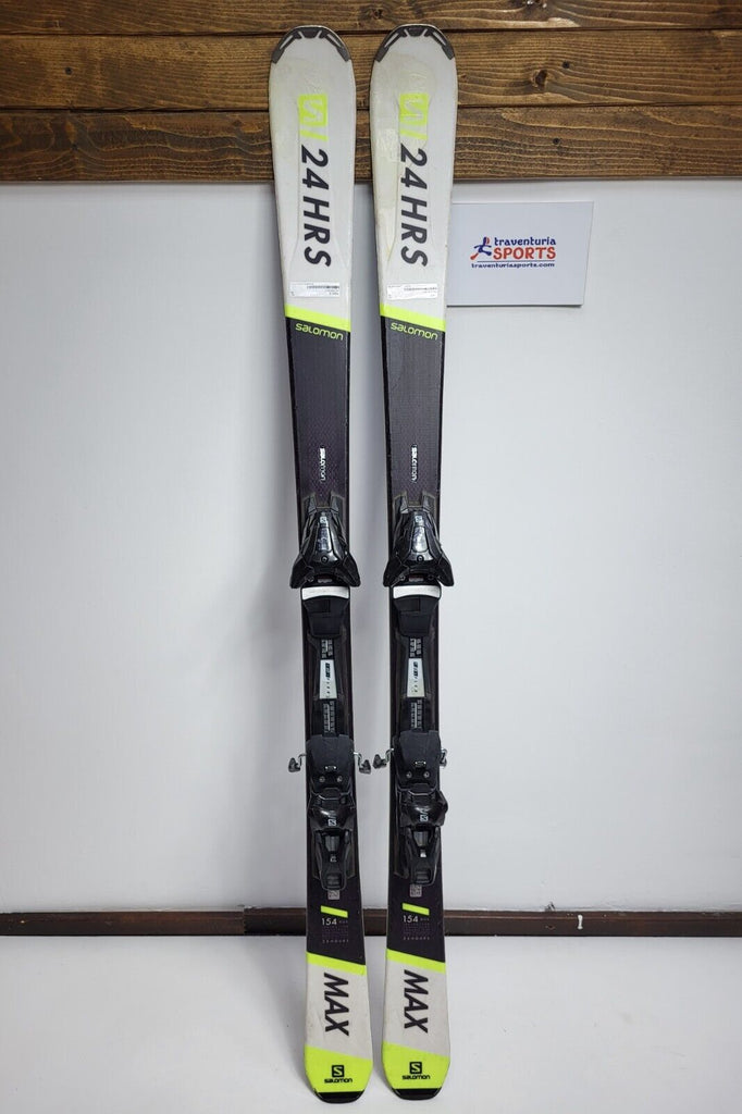 Salomon 24 HRS MAX 154 cm Ski + Salomon 12 Bindungen Wintersport-Abenteuer