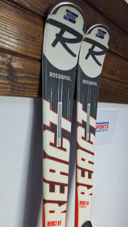 Rossignol React RT Carbon 156cm Ski + Tyrolia SP 7.5 Bindings Winter Adventure