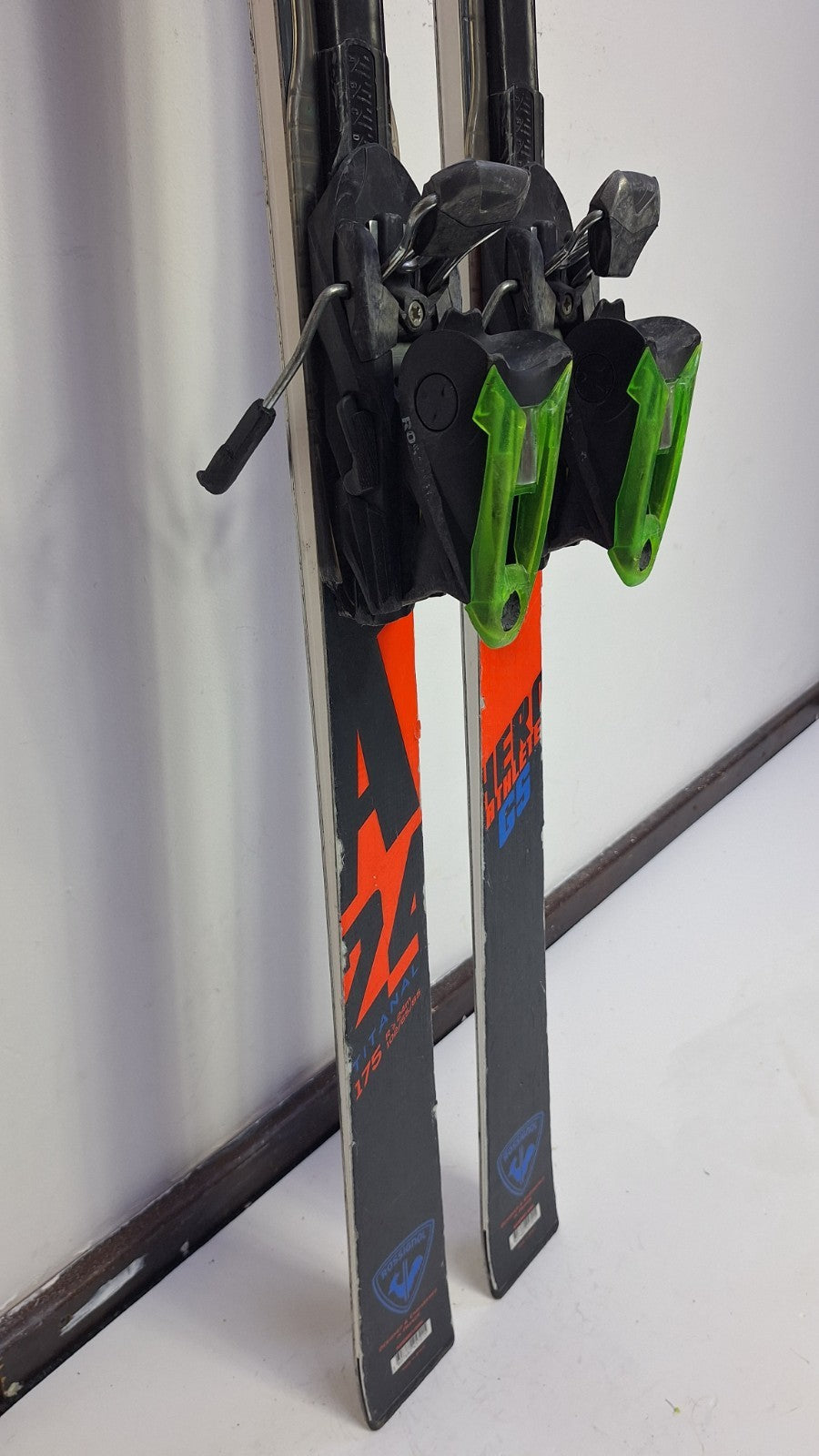 Rossignol Hero Athele GS Pro 175 cm Ski + Rossignol 12 Bindings Winter Fun Snow