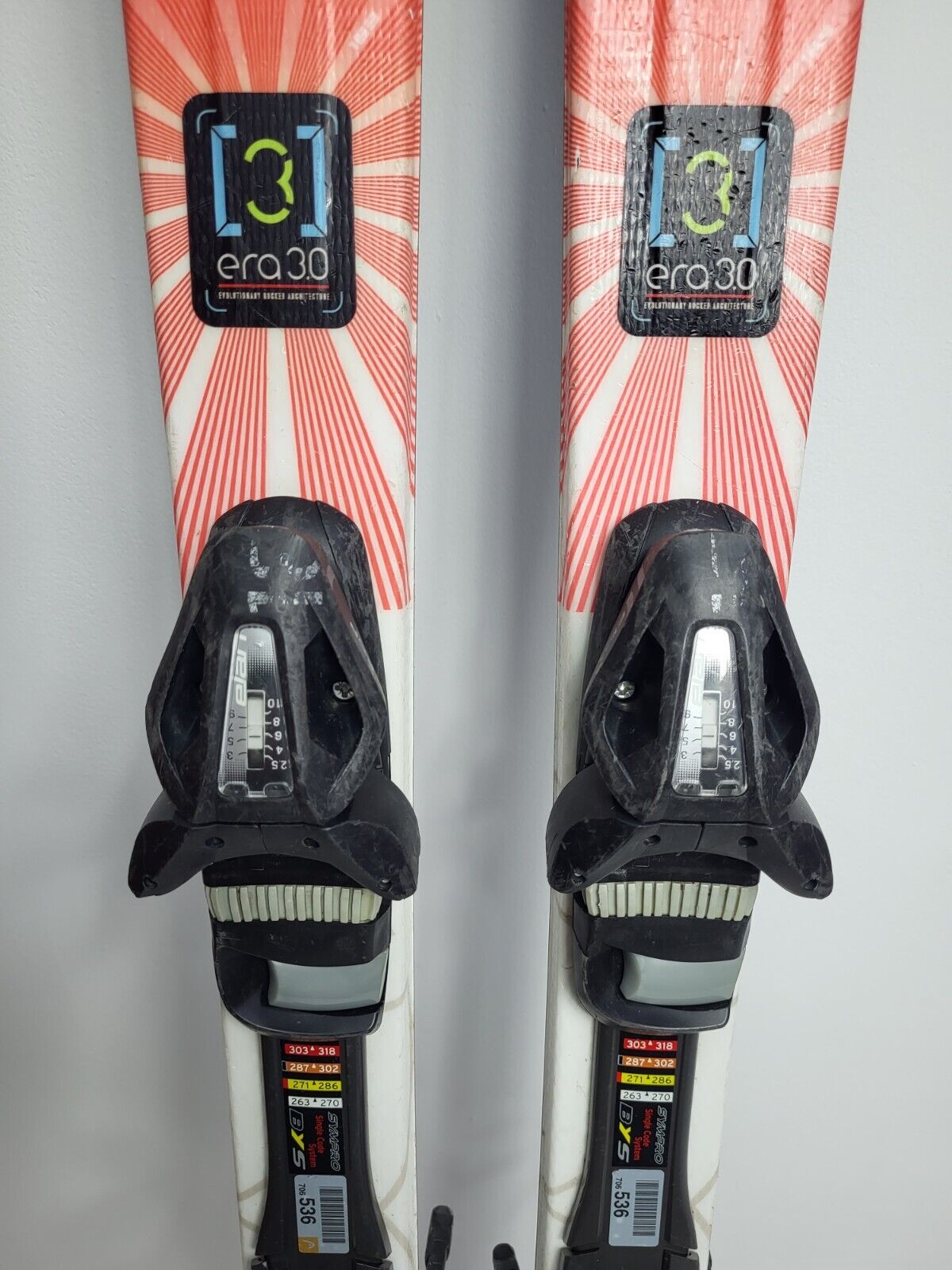 Sci HEAD REV 75 163 cm + attacchi Elan ESP 10 Inverno Neve Sport Divertimento Avventura