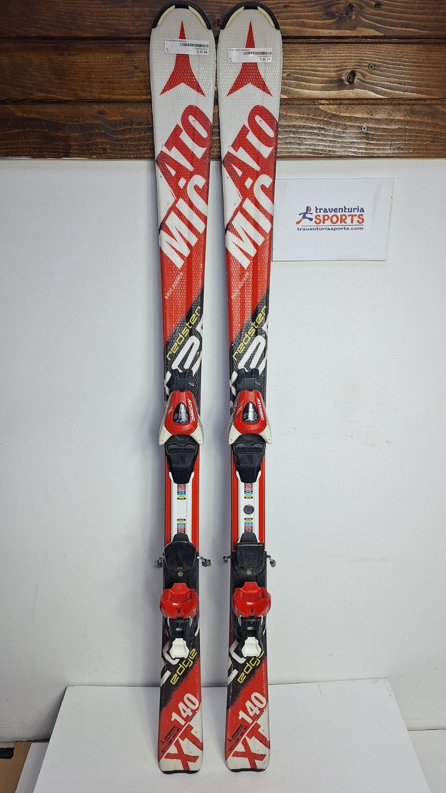 Atomic Redster XT Edge 140cm Ski + Atomic 7.5 Bindings Winter Snow Adventure