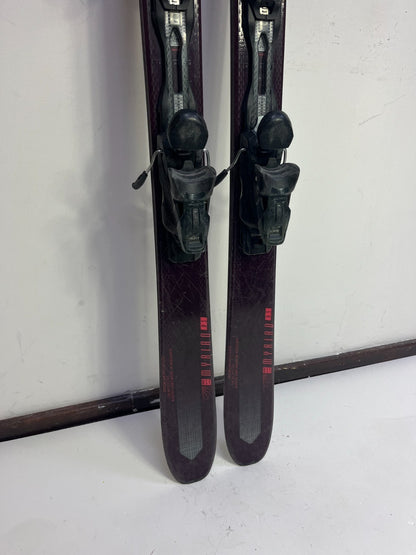 Skis Salomon Myriad 85 169cm + fixations Elan EL 10 Aventure Sport d’hiver