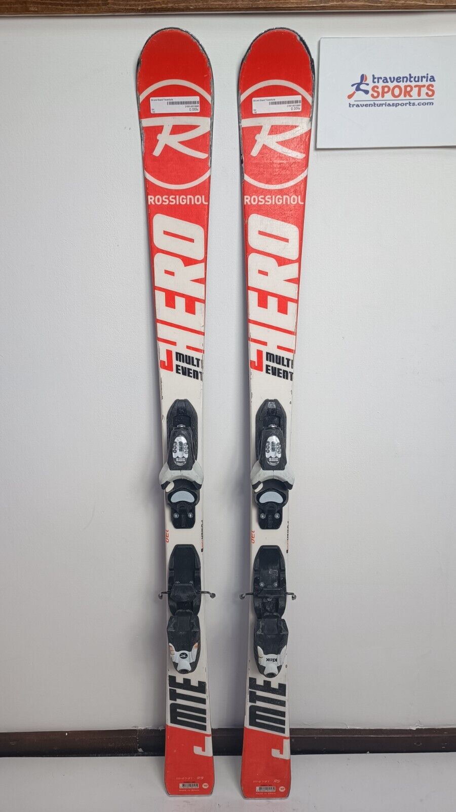 【公式】アクセサリーの激安通販 JR Hero Rossignol 130cm Winter Bindings 4.5 Look + Ski スキー