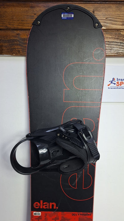 Elan Explore R 150 cm Snowboard + Brand New Talerun M  Bindings Winter Snow