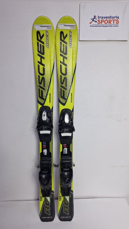 Fischer Race 100cm Ski + Fischer 4.5 Bindings Fun Snow Winter Sport