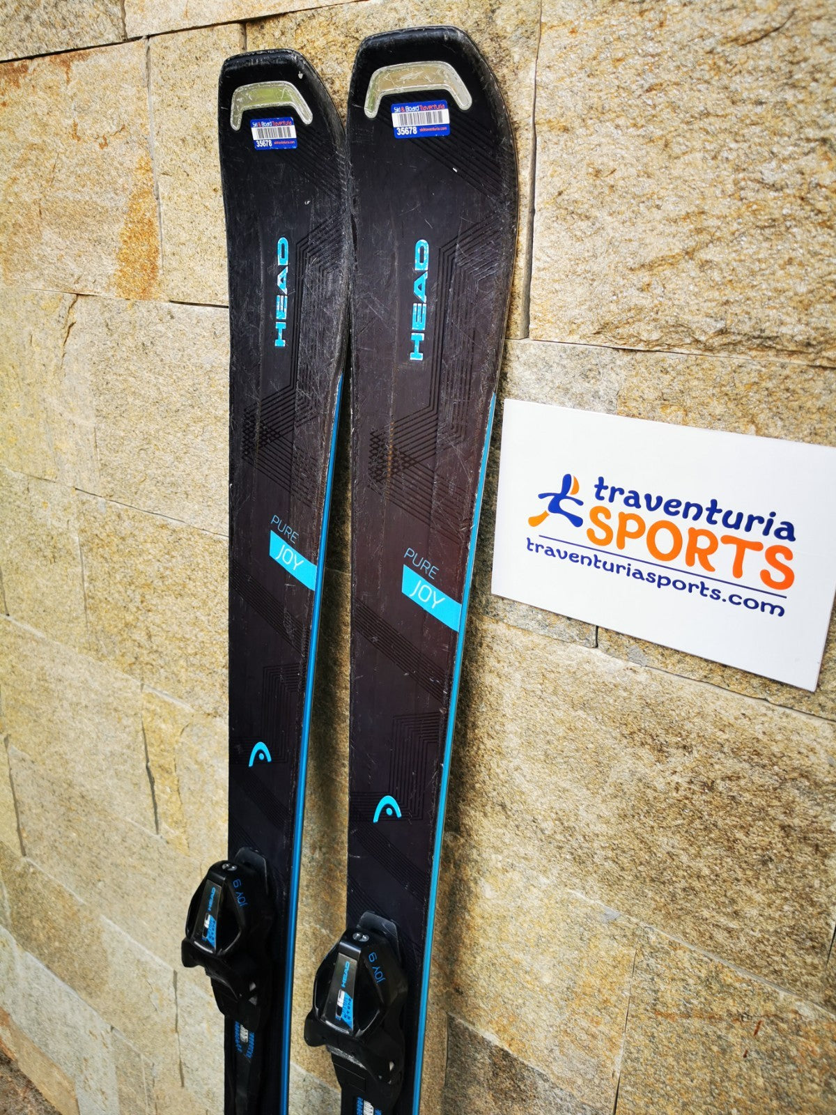 HEAD Pure Joy 153cm  Ski + HEAD 9 Bindings Winter Sport Fun