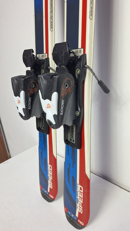 Dynastar Speed 110cm Ski + Look 4.5 Bindings Fun Snow Winter Sport