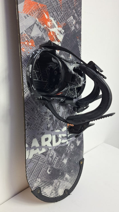 Snowboard Elan Rs Rocker 125 cm + Attacchi HEAD Rental S Sport Divertimento Invernale