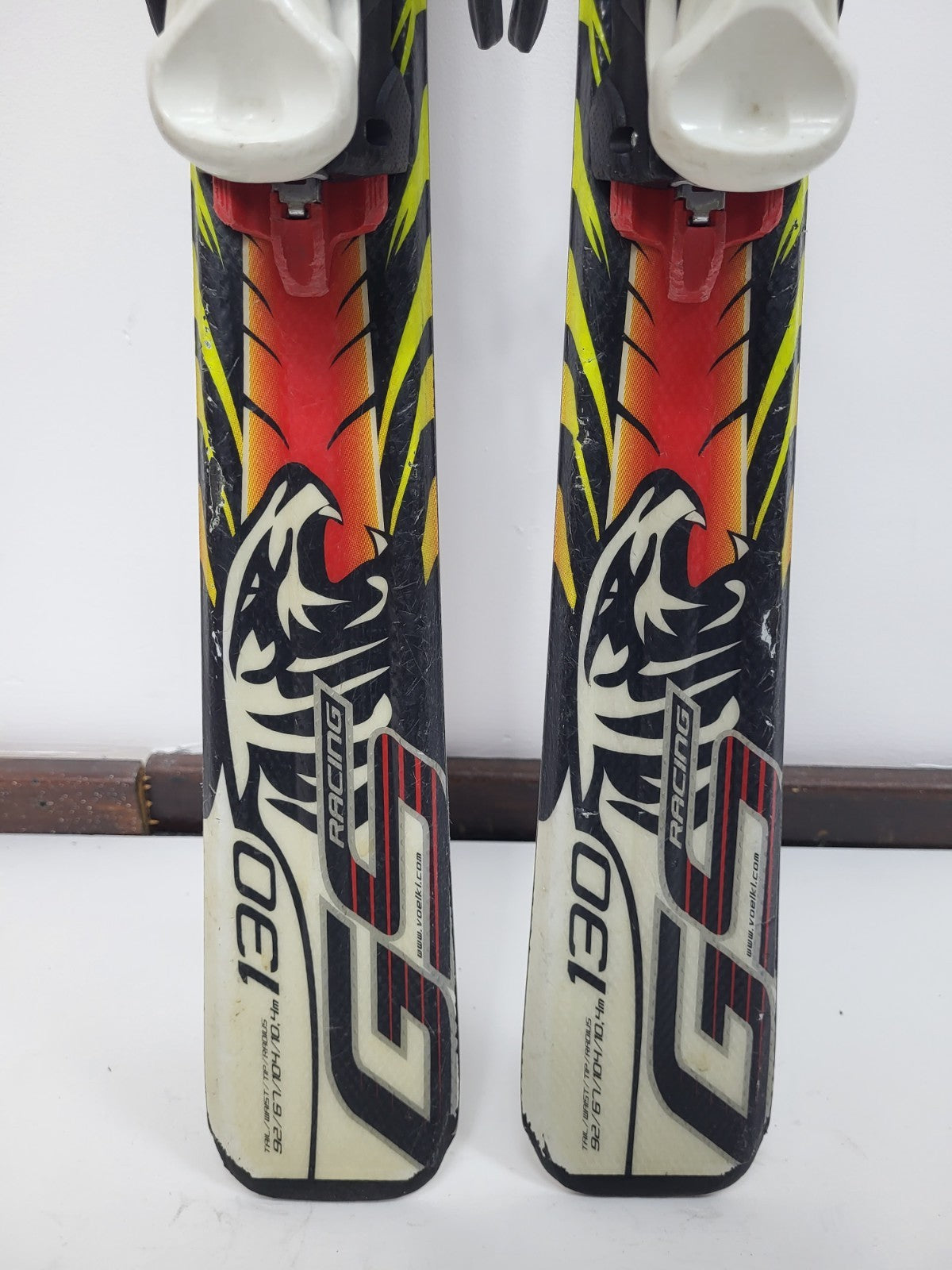 Völkl Racetiger GS R JR 130 cm Ski + Marker 7 Bindings Winter Sport Snow Fun