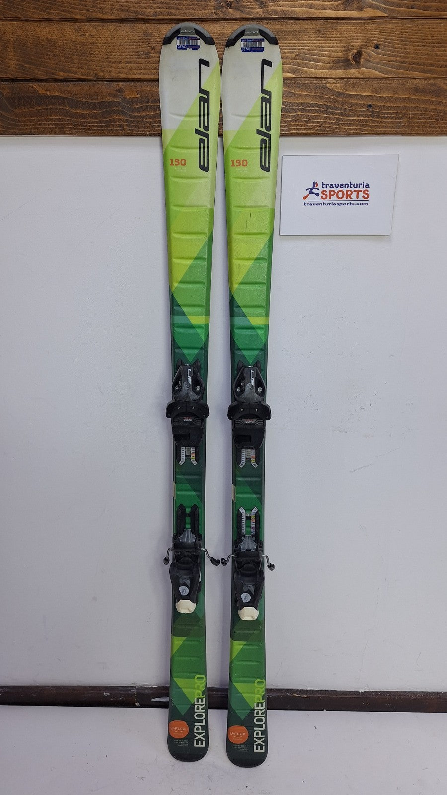 Ski Elan Explore Pro QS 150 + fixations Elan 7.5, plaisir des sports d'hiver sur neige