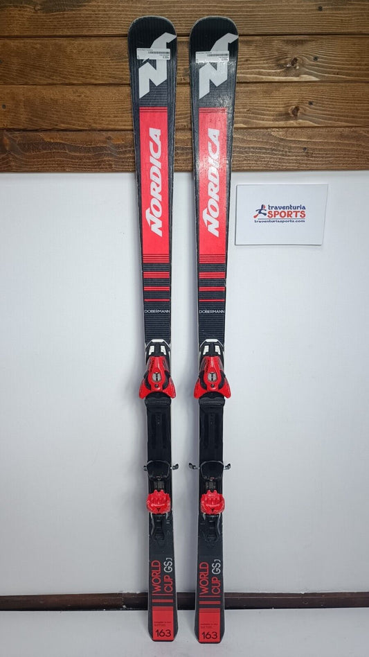 Nordica Dobermann WC SG 163cm Ski + Atomic 10 Bindings Winter Adventure