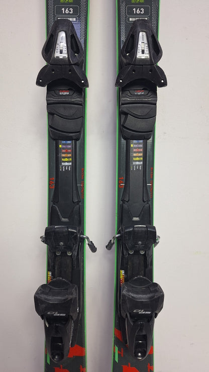 Rossignol REACT RTX Fiber 163cm  Ski + Tyrolia 10 Bindings Winter Sport Fun