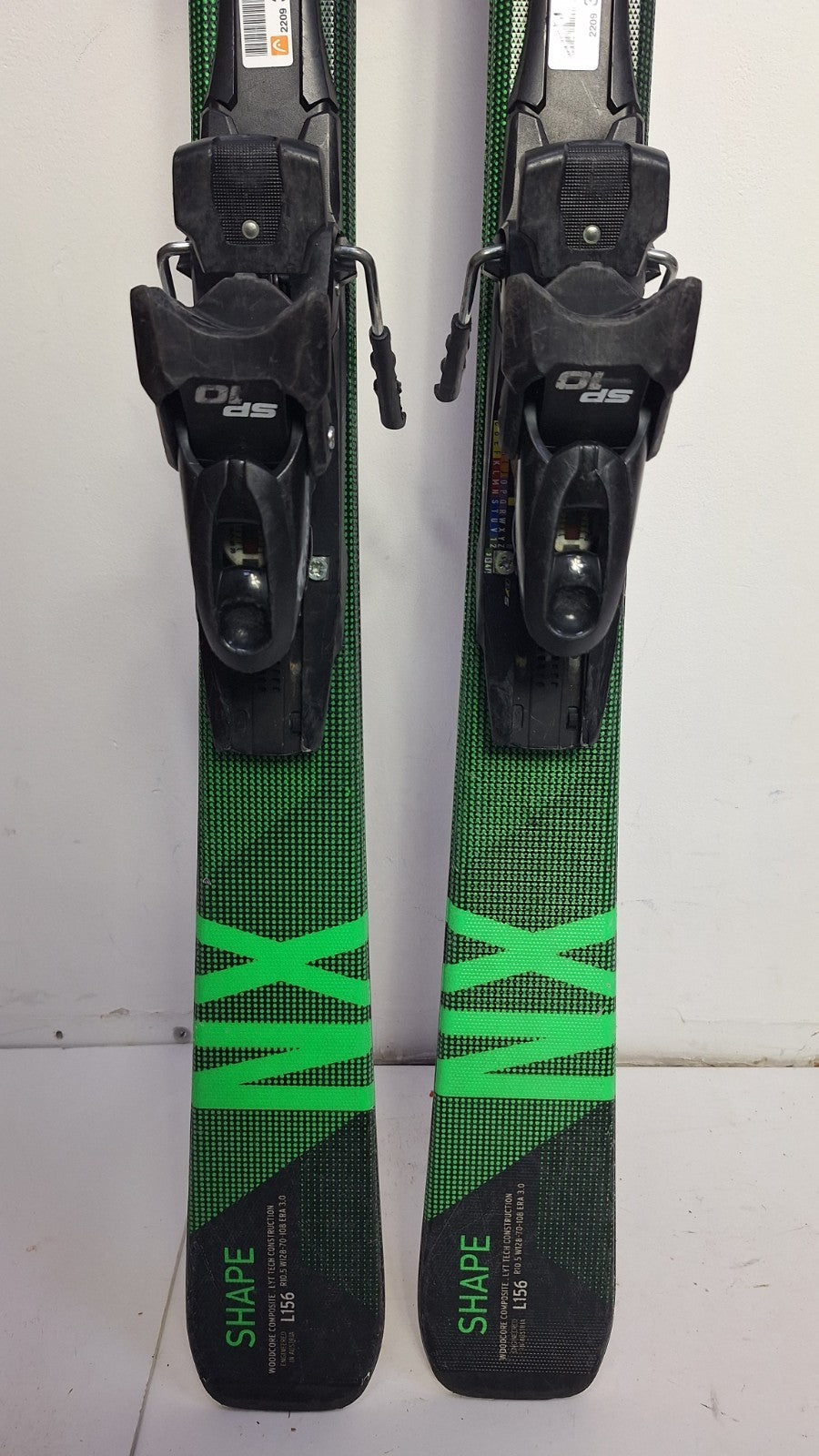 HEAD Shape NX  156cm  Ski + Tyrolia SP 10 Bindings Winter Sport Fun Snow