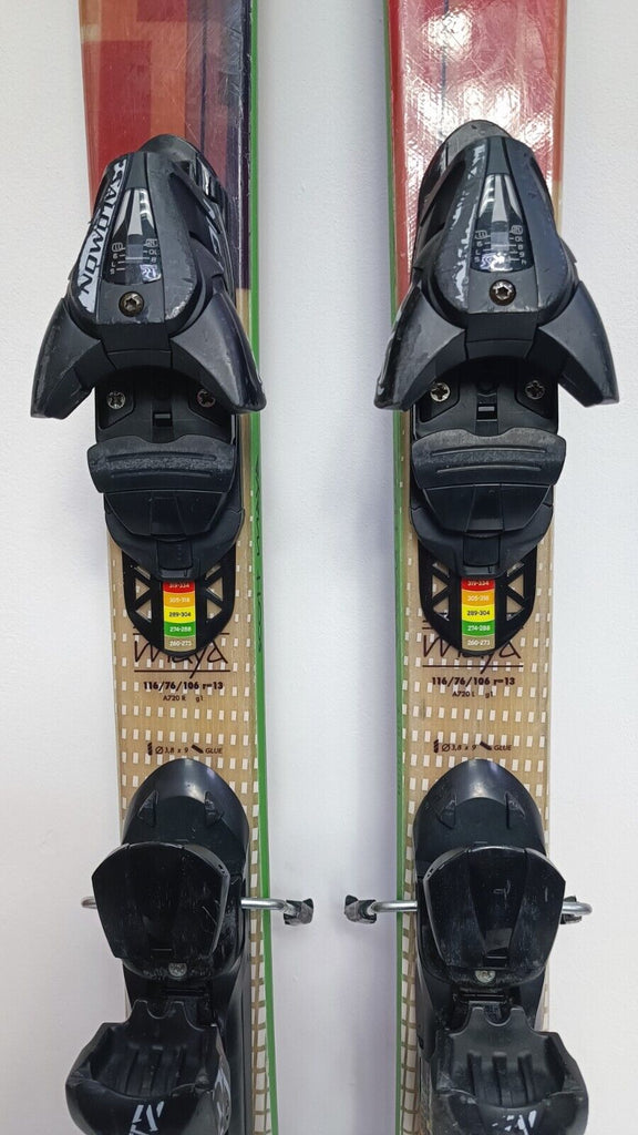 salomon 165 ski Scott Maya 165 cm Ski + Salomon 12 Bindings Winter Fun Snow – Traventuria Sports