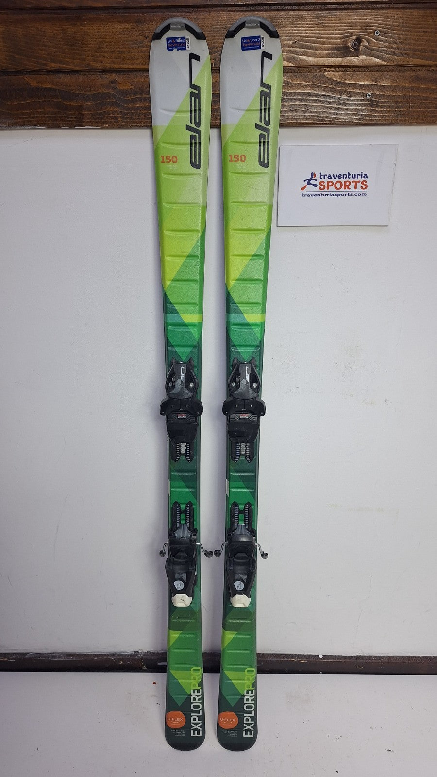 Elan Explore Pro QS 150cm  Ski + Elan 7.5 Bindings Adventure Winter Sport