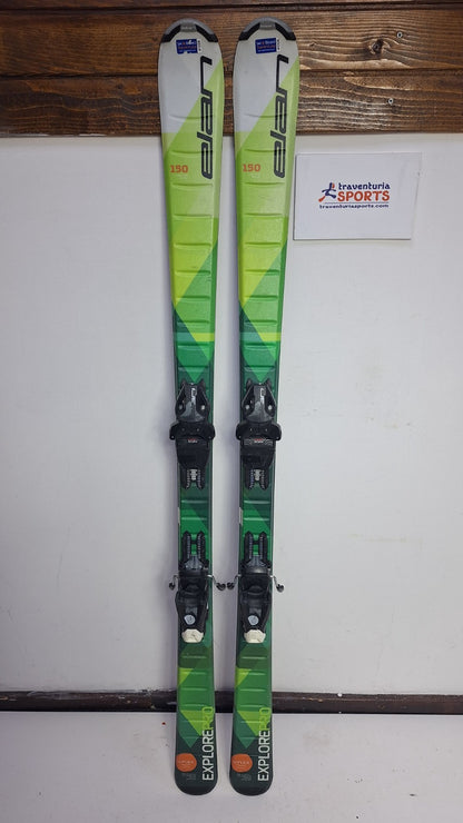 Elan Explore Pro QS 150cm  Ski + Elan 7.5 Bindings Adventure Winter Sport