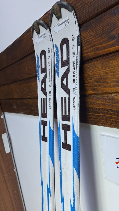 HEAD Shape One 170cm  Ski + Marker 9 Bindings Winter Sport Fun Snow