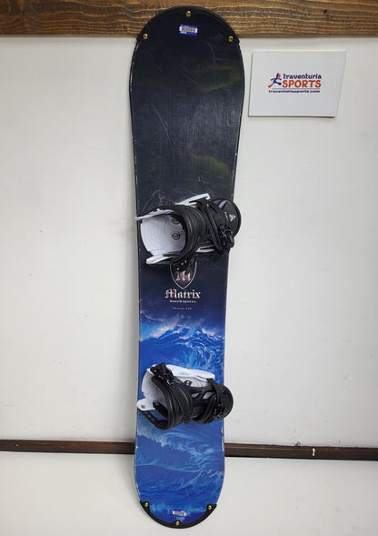Matrix Storm 141 cm Snowboard + NEW Firefly Size S Bindings Snow Adventure Fun