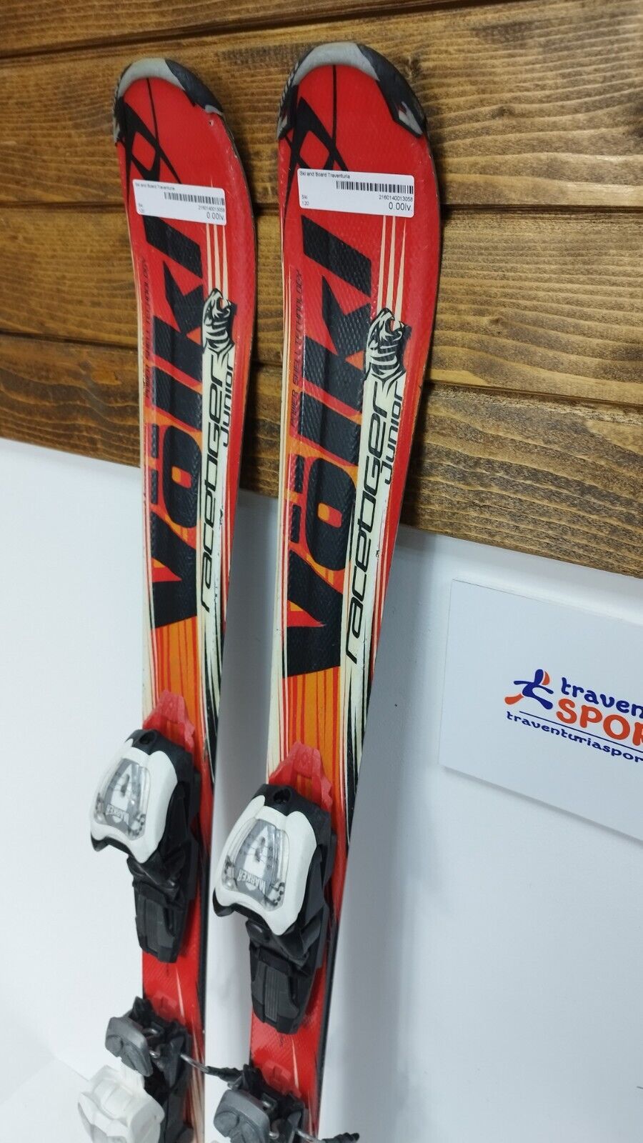 Volkl Racetiger JR GS 110 cm Ski + Marker 4.5  Bindings Fun Snow Winter Sport
