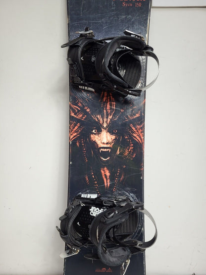 Matrix Syco 150 cm Snowboard + HEAD P4 Size S Bindings Winter Snow Adventure