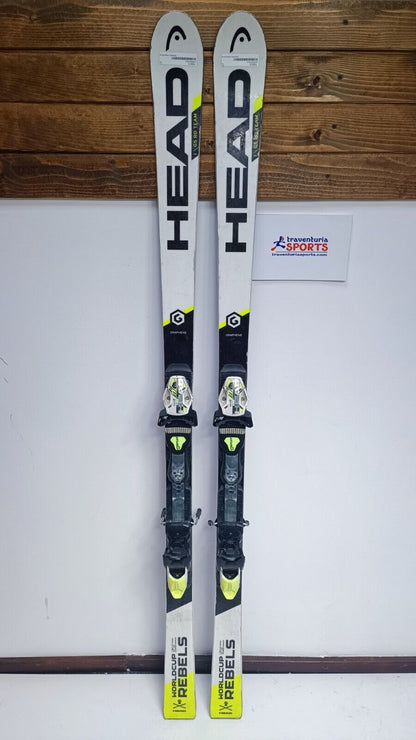 HEAD WC Rebels i.GSRD 166cm Skis + fixations Head 11 - Sport d’hiver