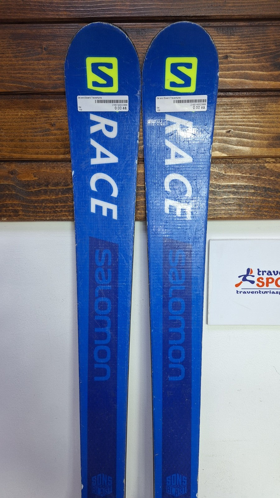 Salomon SRace GS 159 cm Ski + Salomon 10 Bindings Winter Sport Snow Fun