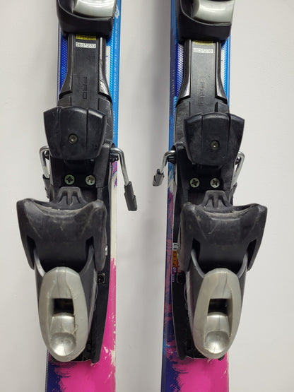 Nordica Little Belle 140 cm Ski + Elan ESP 7.5 Bindungen Winter Adventure Winter