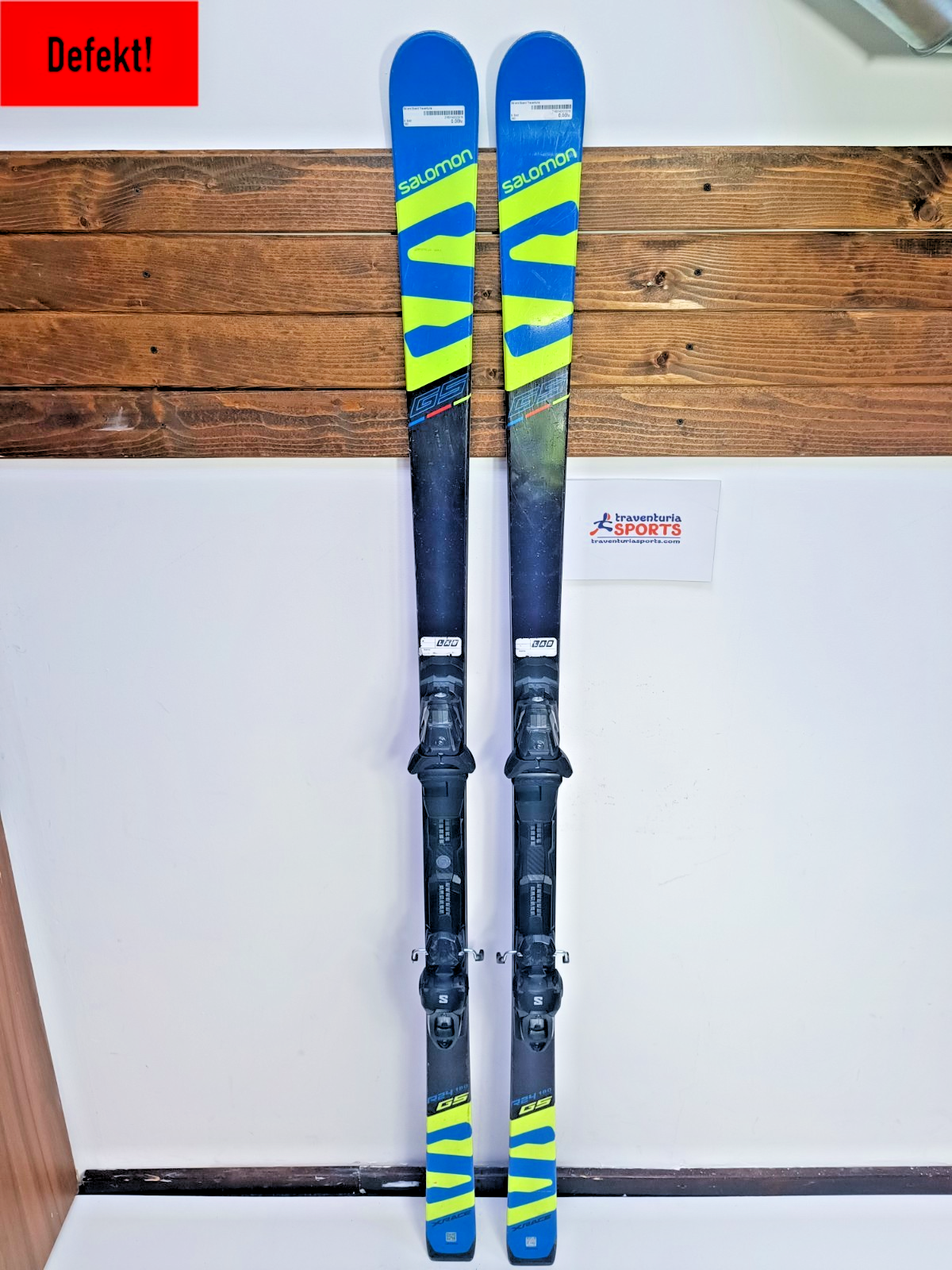 Salomon X/Race GS 180 cm Ski + Salomon 10 Bindungen Winter Sport Fun CBS