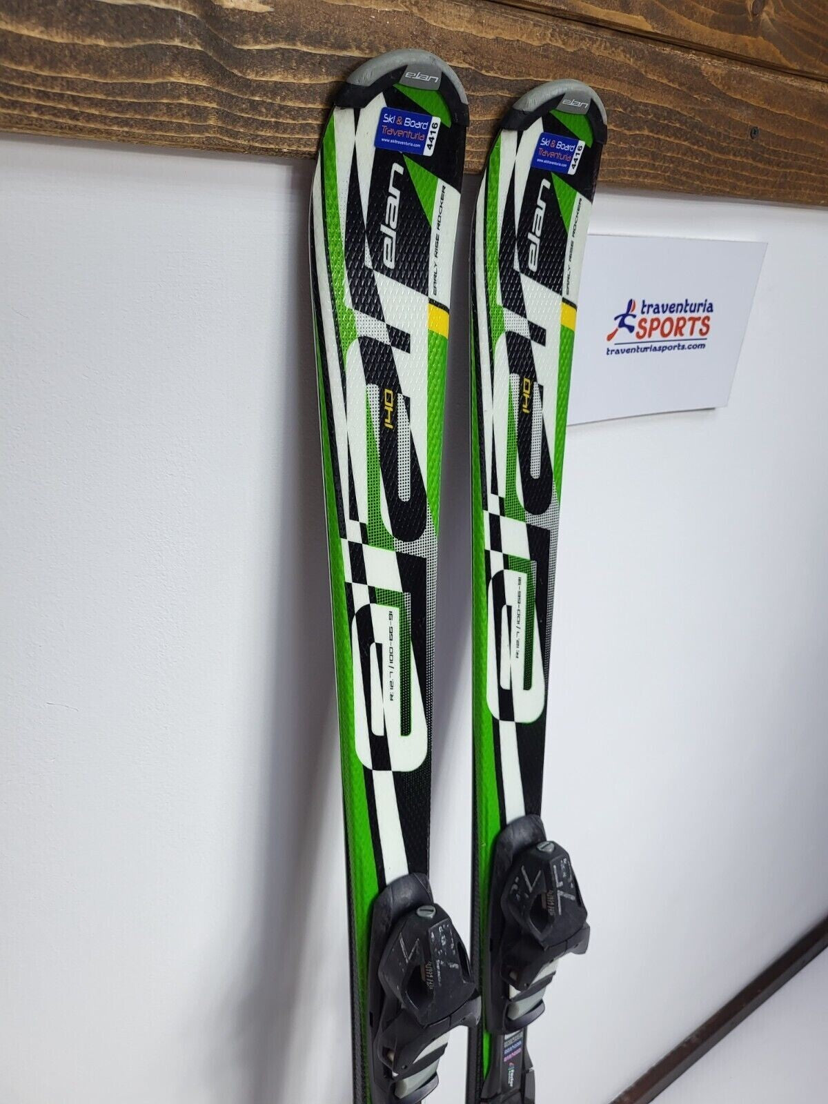 Elan Exar Pro 140 cm Ski + Elan 7.5 Bindungen Sport Schnee Winterspaß