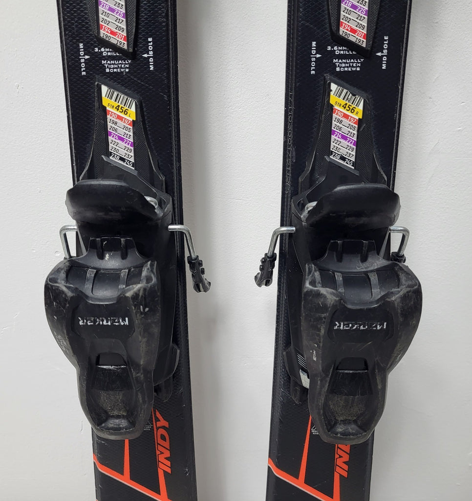 k2 233 mid skis K2 Indy 112cm Ski + Marker 4.5 Bindings Winter Sport – Traventuria Sports