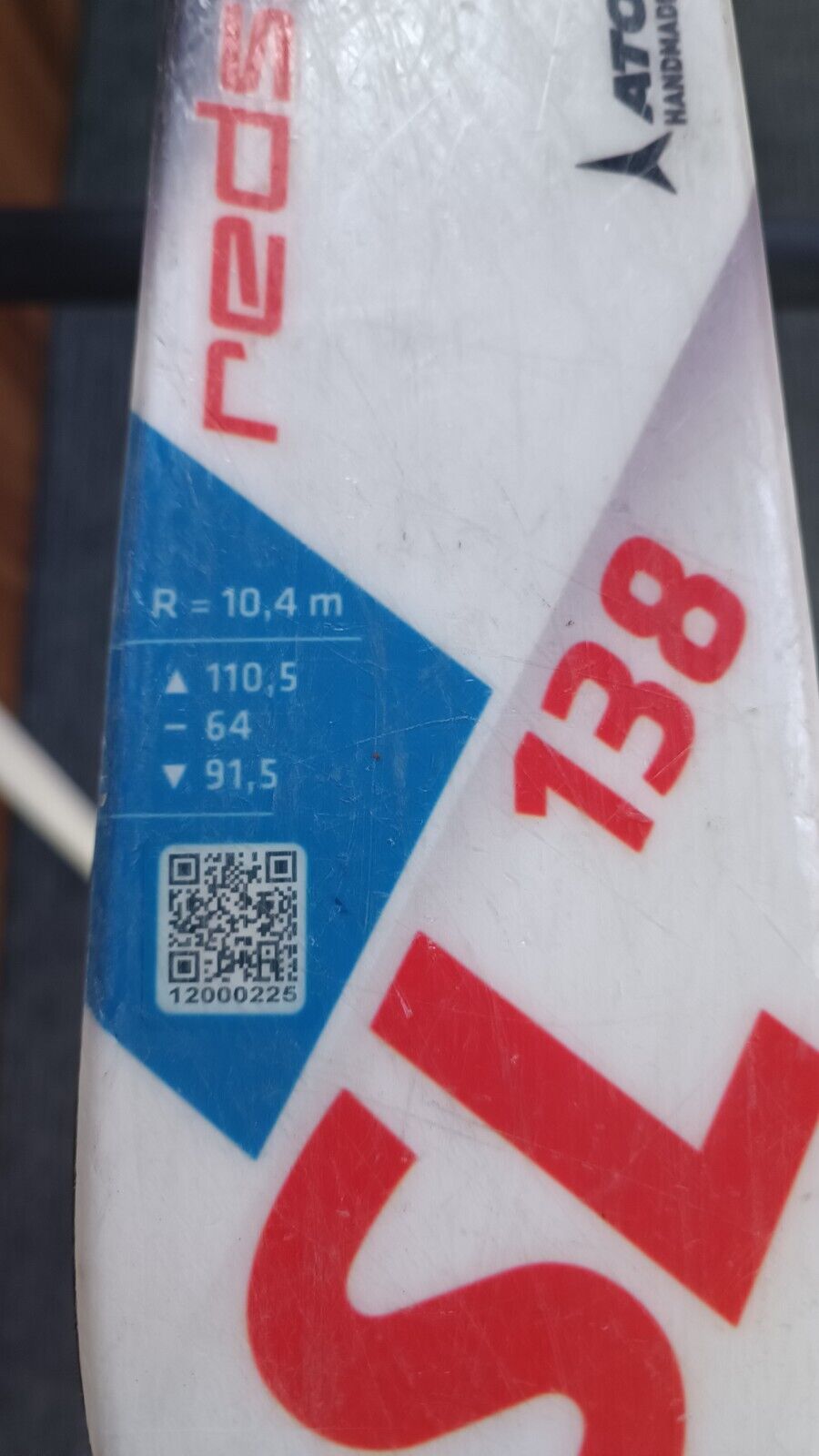 Atomic Redster SL 138cm Ski + Atomic 7 Bindungen Wintersport