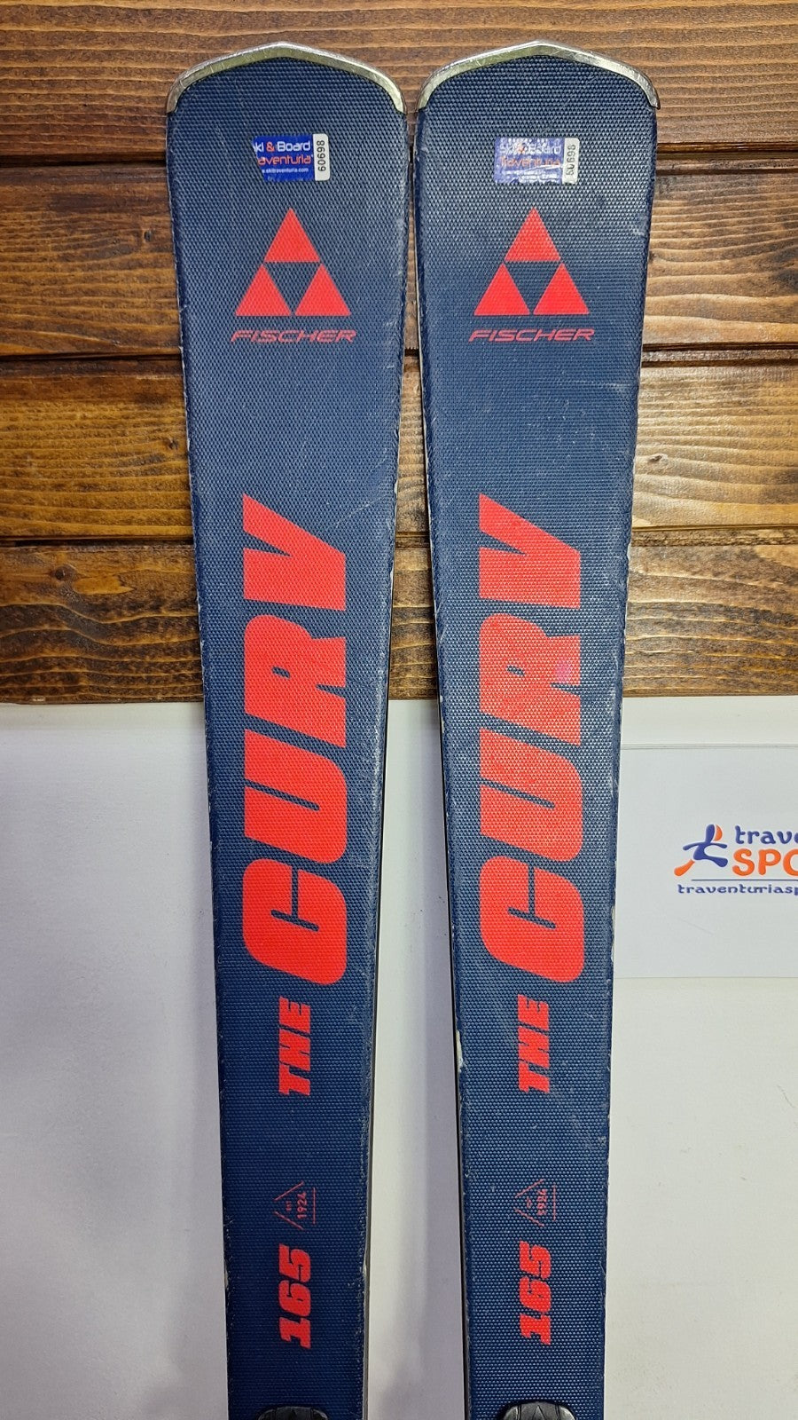 Fischer XTR The Curv  165 cm Ski + Fischer RS 10 Bindings Winter Sport  Snow