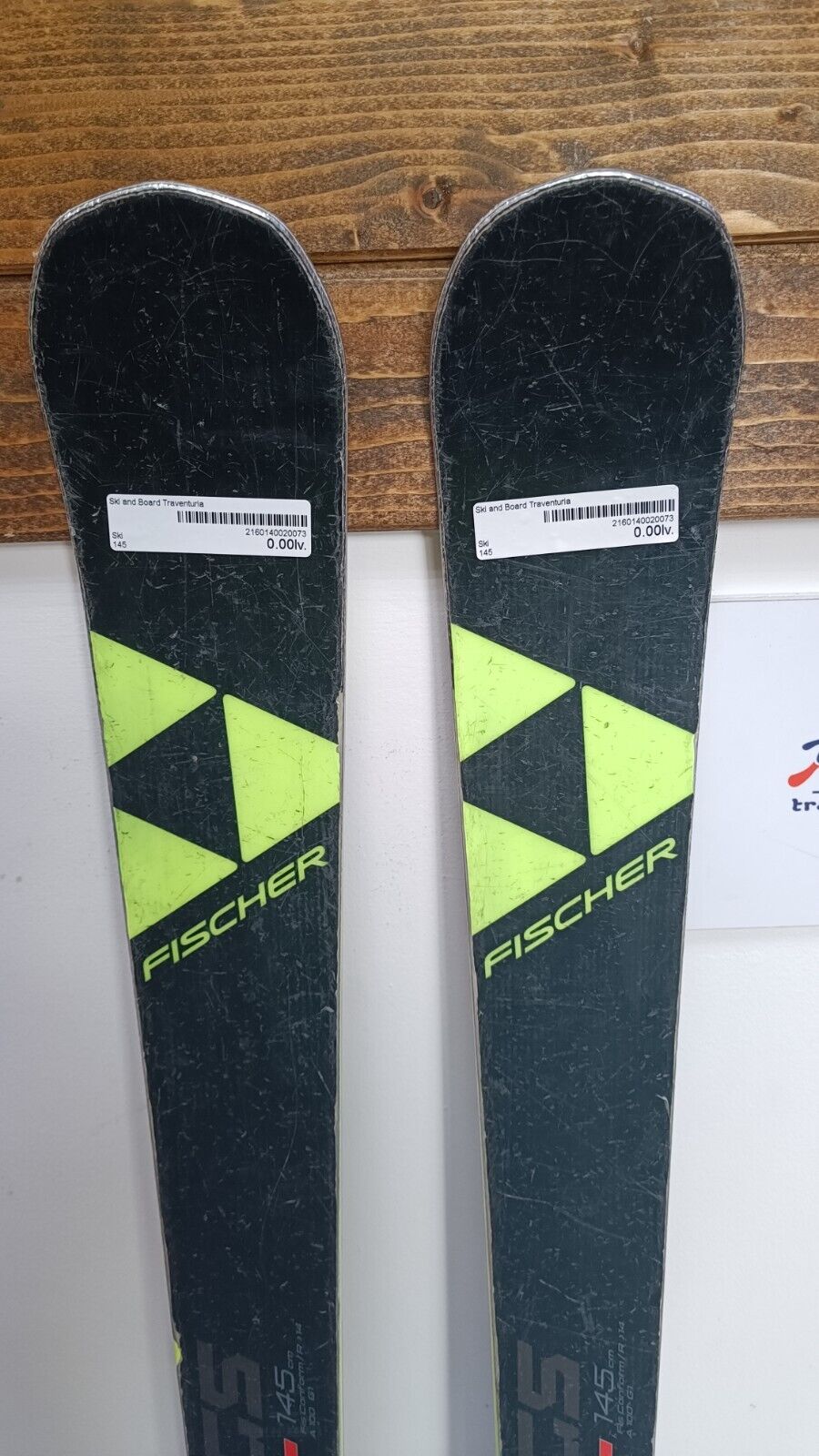Fischer RC4 GS FIS 145 cm Ski + Fischer 9 Bindungen Wintersport Abfahrtsspaß