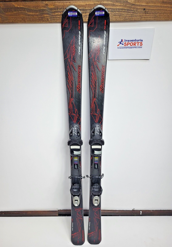 2016 Nordica Fire Arrow TM 140 cm Ski + Elan Esp 7.5  Winter Sport Snow Fun