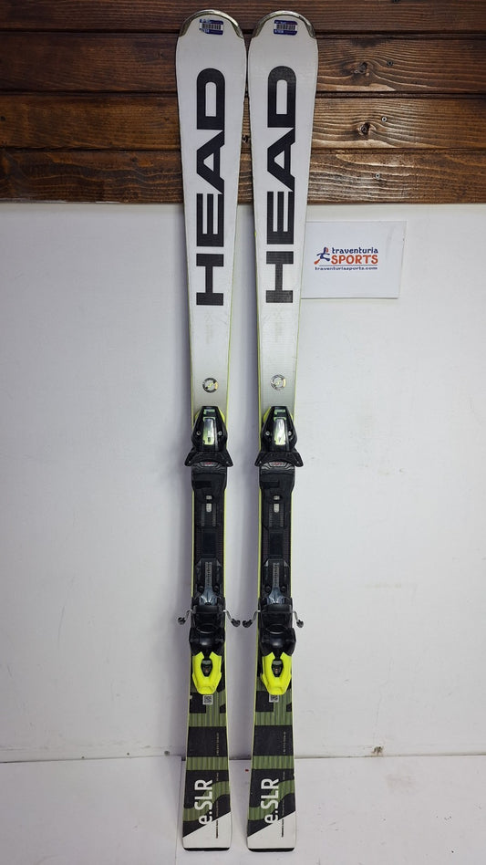 HEAD WC Rebels e-SLR 163cm Ski + HEAD PR 11  Bindings Winter Sport