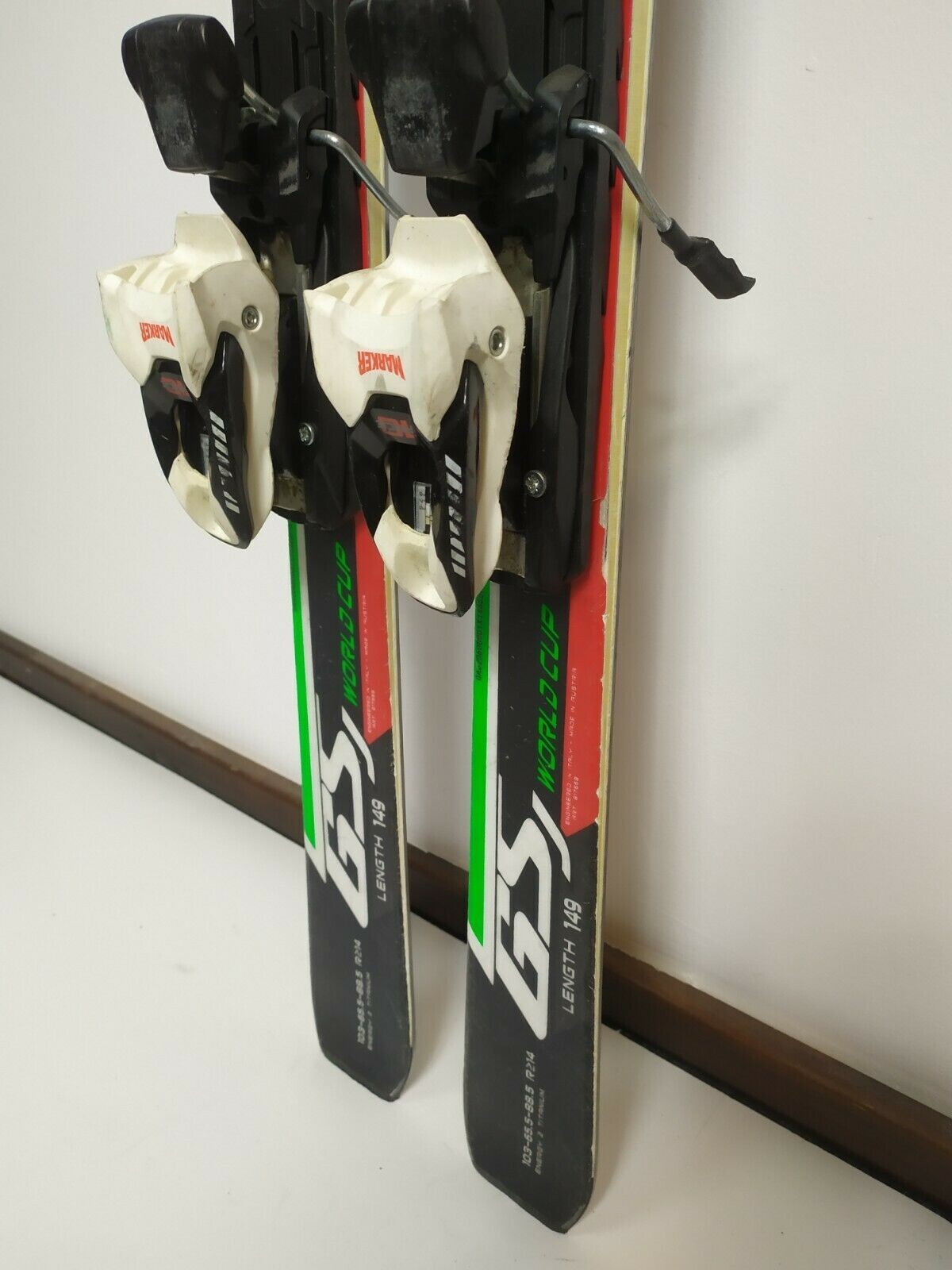 Nordica Dobermann GS J WC 149 cm Ski + Marker Race 10 Bindings Sport Winter Fun