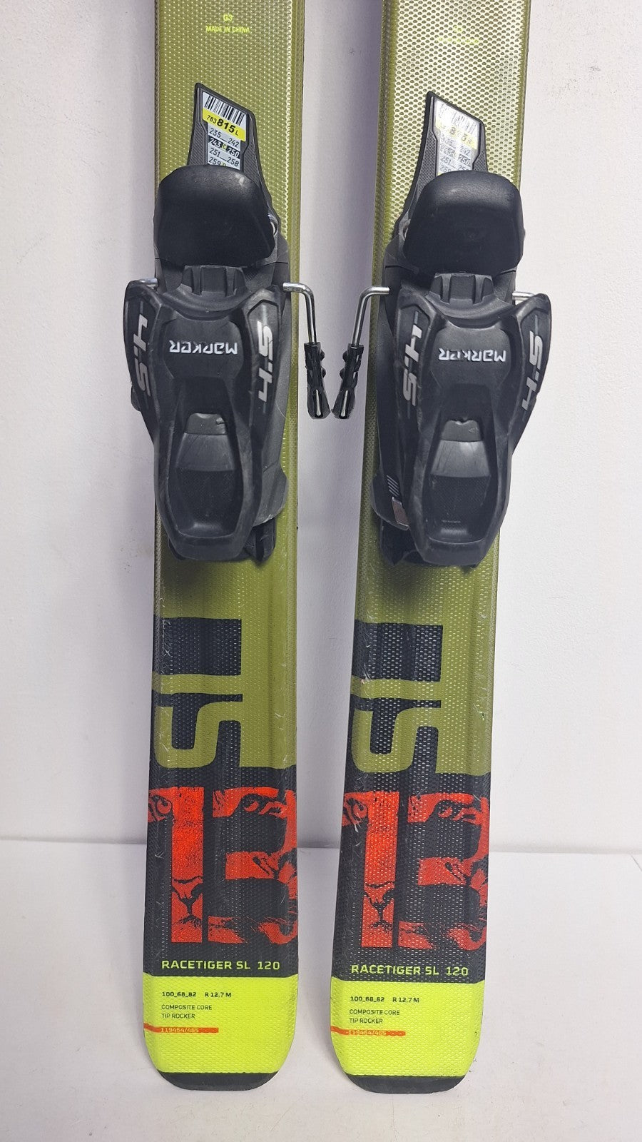 Völkl Racetiger 13 SL 120 cm Ski + Marker 4.5 Bindungen Wintersport Schneespaß