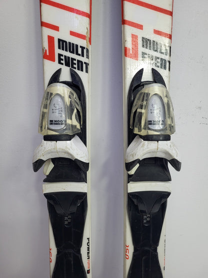 Rossignol Hero J Multievent 150 cm Ski + Look 7 Bindungen Winterspaß Schnee